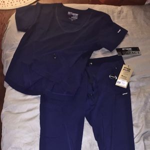 Grey's Anatomy Scrubs Set in Navy - NWT